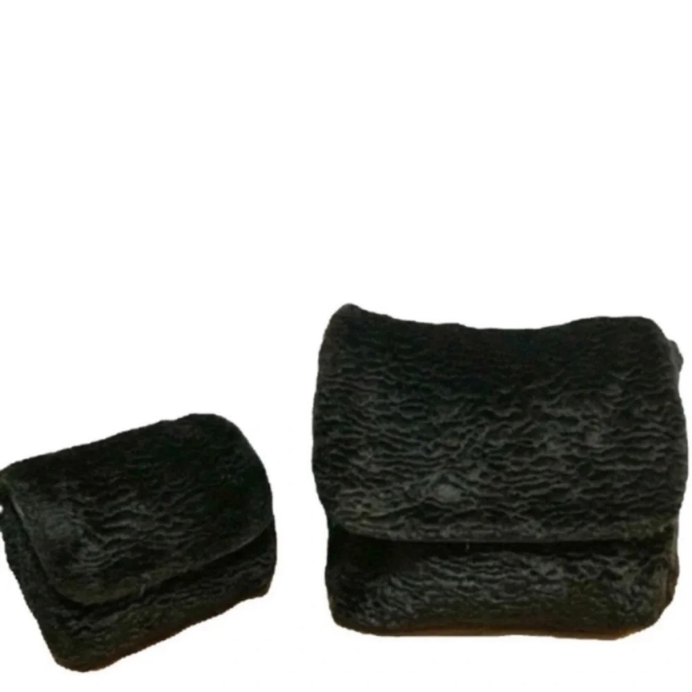 Victoria’s Secret Faux Fur Clutch Bag Set of 2 - NEW